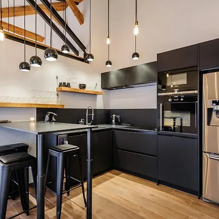 Mohom - Berges Du Rhone - Bath And Kitchen With A View Apartment
