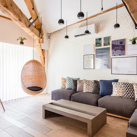 Mohom - Berges Du Rhone - Bath And Kitchen With A View Apartment Lyon